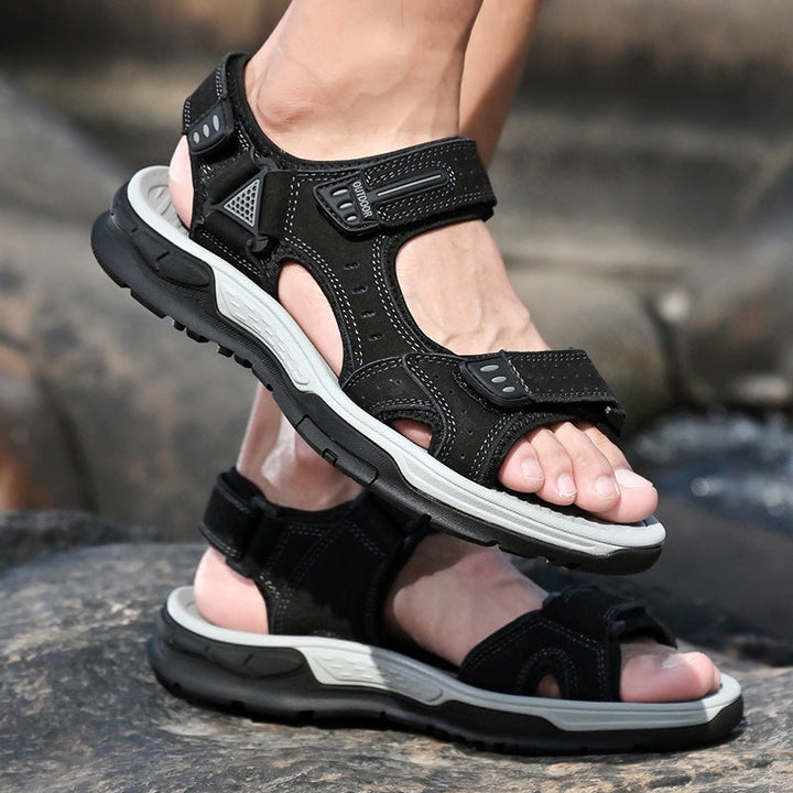 Herren Sportliche Outdoor-Sandalen mit verstellbarem Riemensystem und rutschfester Sohle