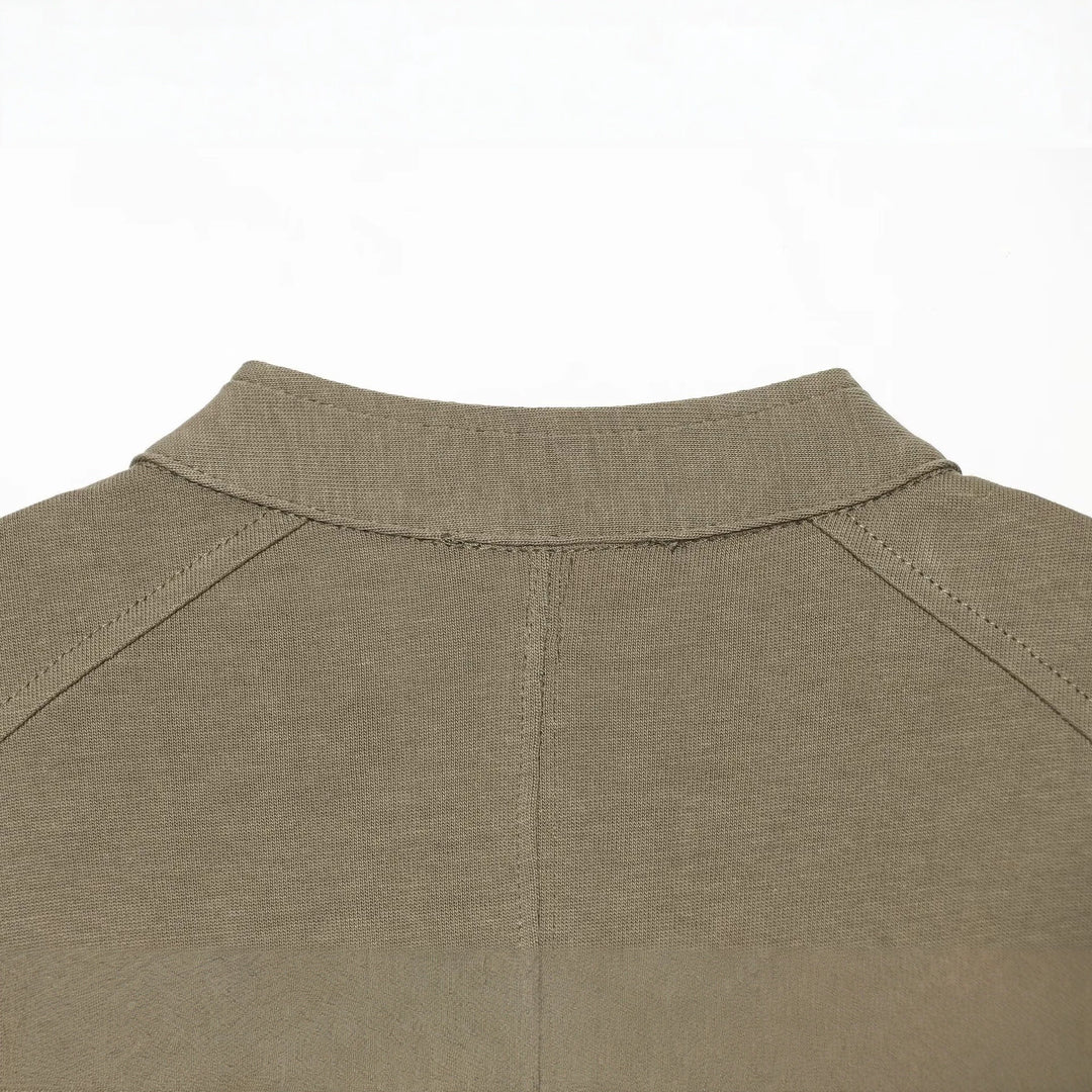 Damen Kurzärmelige militärisch-inspirierte Weste mit Zierriegeln und Metallknöpfen Nord Taschen