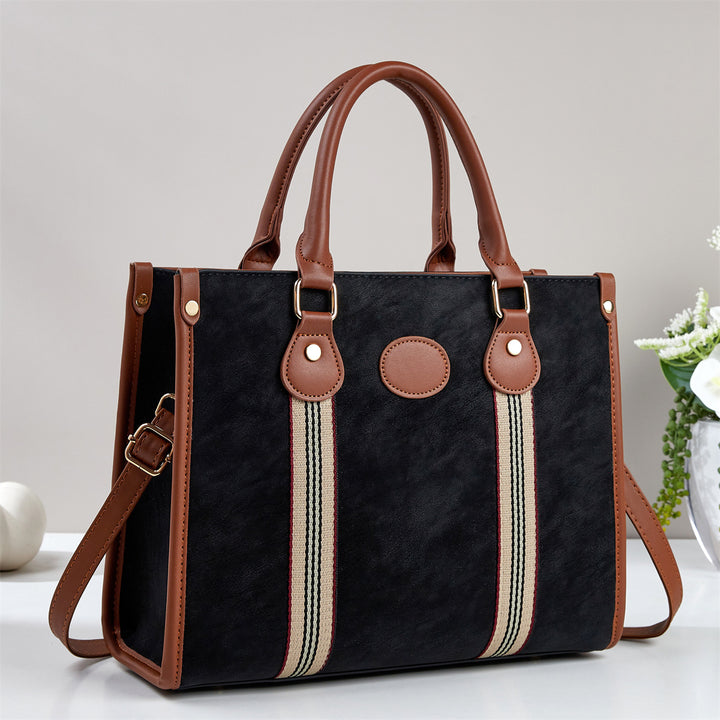 Damen elegante Handtasche im modernen Design mit praktischem Tragegurt Nord Taschen