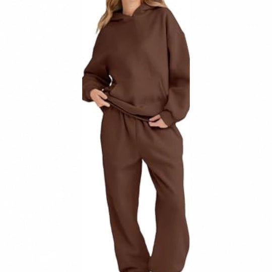 Damen Lässiger und bequemer Hoodie- und Jogginganzug Nord Taschen