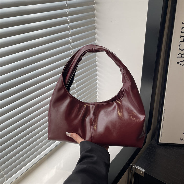 Damen Hobo-Handtasche mit elegantem, glänzendem Finish Nord Taschen