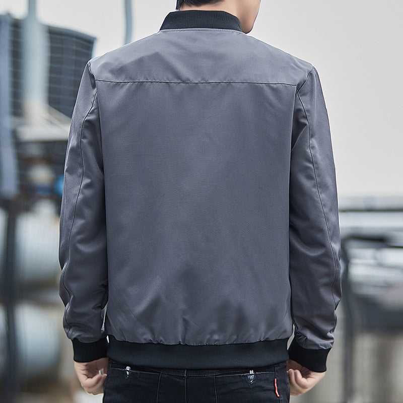 Herren Leichter winddichter Tech‑Bomber mit Rippbündchen und minimalistischen Nahtdetails Nord Taschen