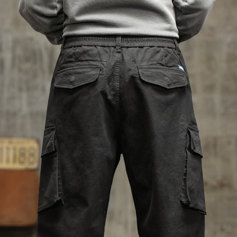 Herren Cargo-Joggerhose mit Utility-Taschen und elastischen Bündchen Nord Taschen