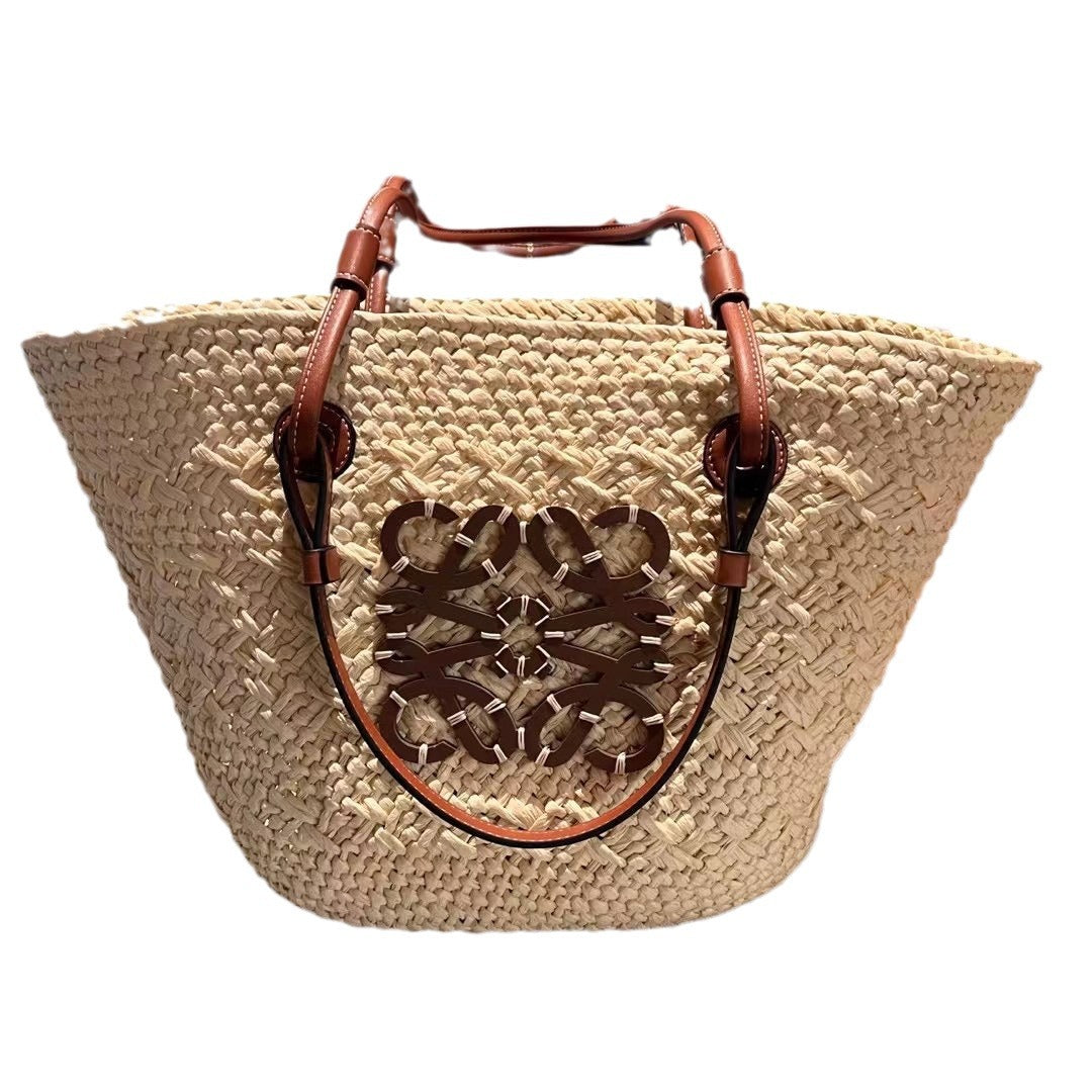 Damen Shopper-Tasche im eleganten Woven-Stil Nord Taschen
