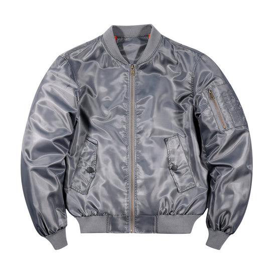 Herren leichter Nylon-Bomber mit kontrastfutter, Ärmeltasche und gerippten Bündchen Nord Taschen
