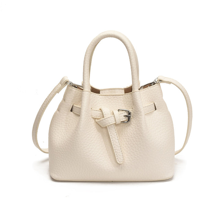 Damen Mini-Handtasche mit stilvollem Knopfverschluss Nord Taschen