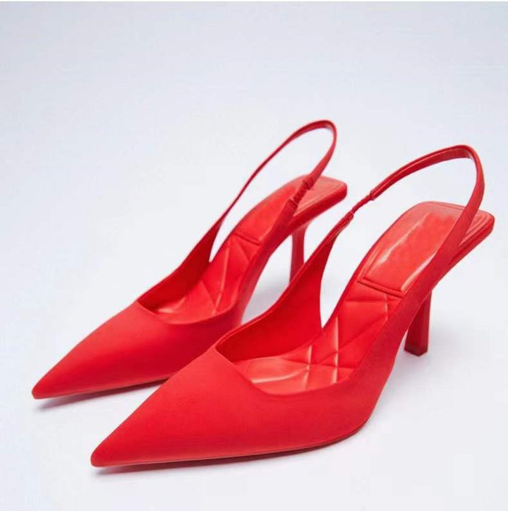 Damen Sling-Pumps mit eleganter Spitze und verstellbarem Riemen