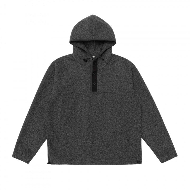Unisex Kapuzenpullover mit Knopfleiste und weichem Fleece-Innenfutter Nord Taschen