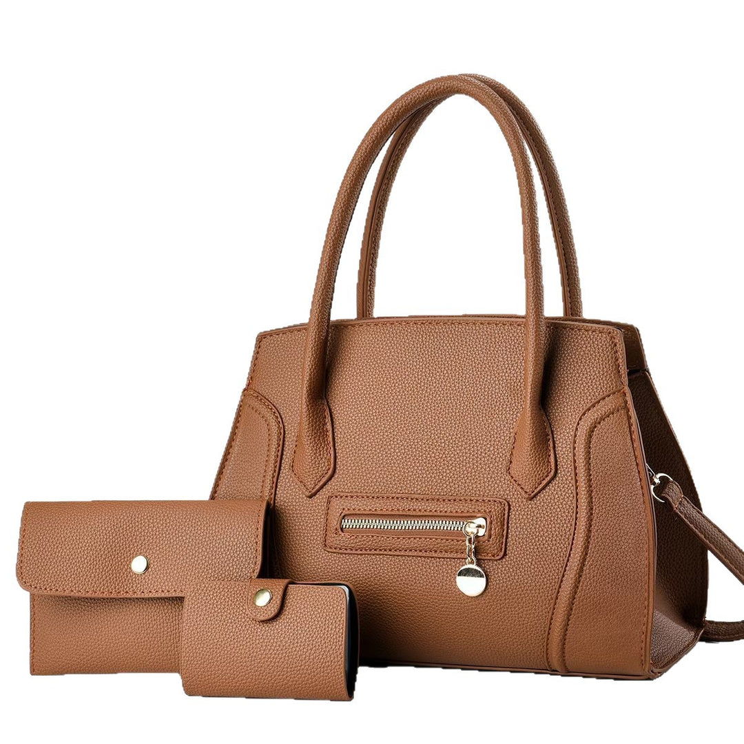 Damen elegante Handtasche mit praktischem Wallet-Set Nord Taschen