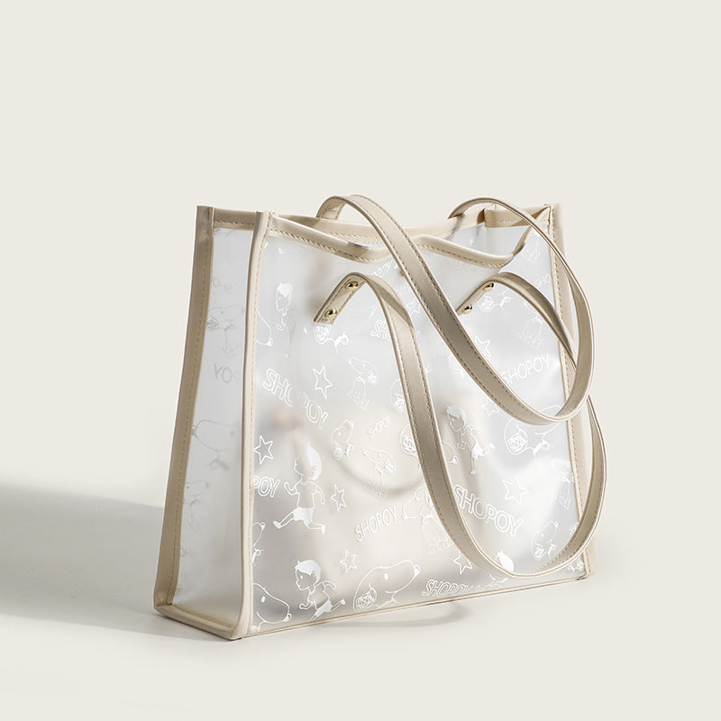 Damen Shopper-Tasche mit praktischem Innenfach und trendigem, klaren Design Nord Taschen