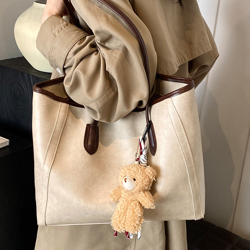 Damen Tragetasche mit elegantem strukturierter Oberfläche und praktischen Innenfächern Nord Taschen