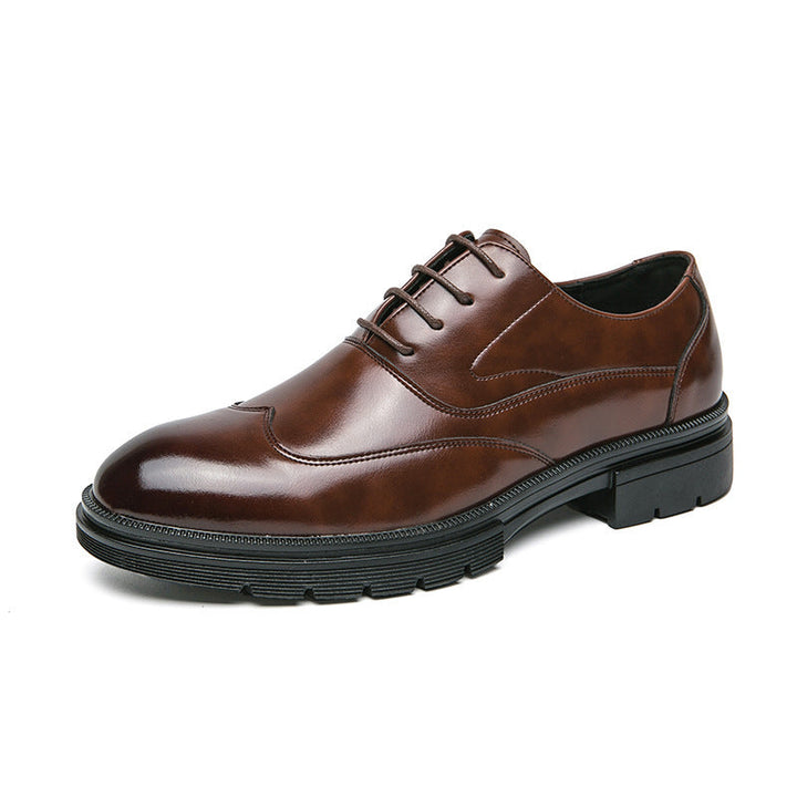 Damen Elegante Schnürschuhe mit hochwertigem Leder und rutschfester Sohle
