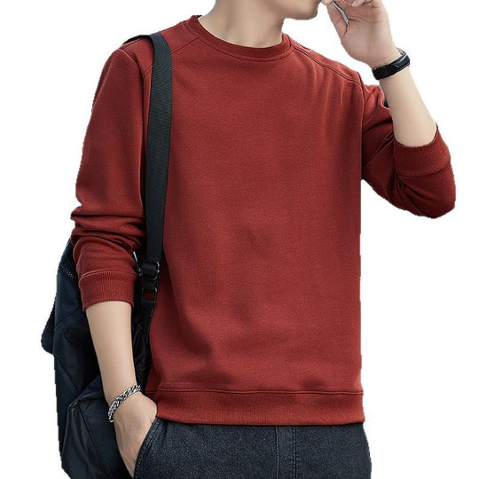 Herren Minimalistisches Sweatshirt mit Raglanärmeln und Reißverschluss-Ärmeltasche Nord Taschen