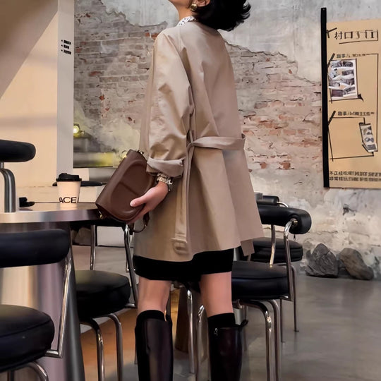 Damen Trendige und leichte Übergangsjacke Nord Taschen