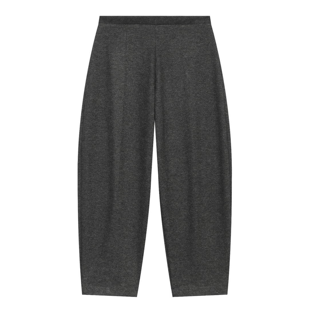 Damen Hochtaillierte konisch geschnittene Loungehose mit verdecktem Bund Nord Taschen