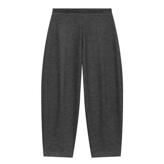 Damen Hochtaillierte konisch geschnittene Loungehose mit verdecktem Bund Nord Taschen
