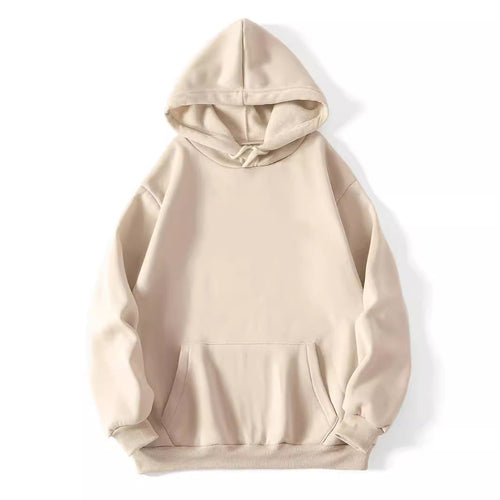 Damen Oversized Kapuzenpullover mit Kängurutasche