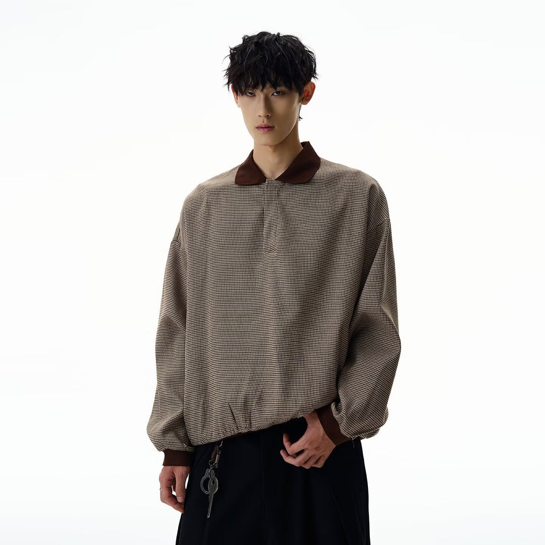 Herren Modischer Pullover mit Kragen Nord Taschen