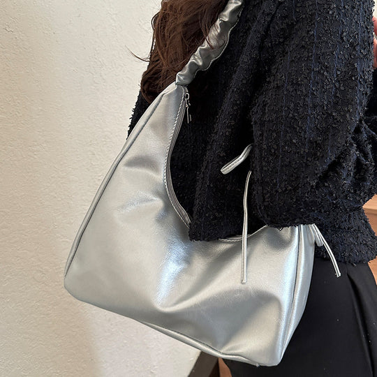 Damen Hobo-Tasche mit stilvollem geflochtenem Schultergurt und elegantem Knotenverschluss Nord Taschen
