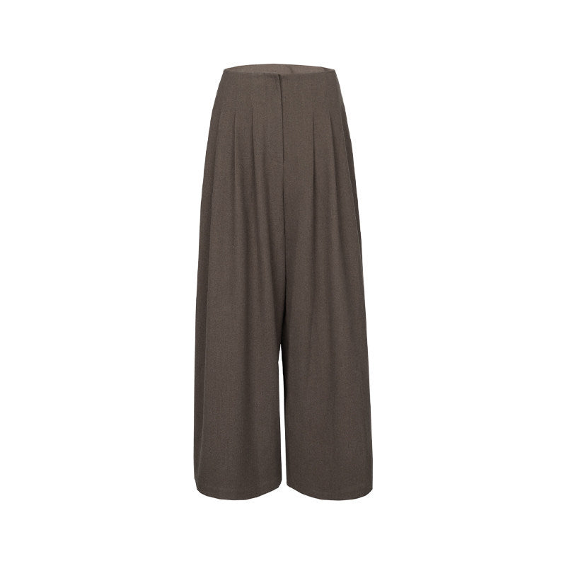Damen Elegante weite Hochbundhose Nord Taschen