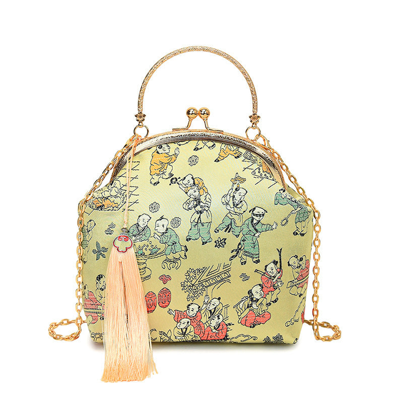 Damen elegante Umhängetasche mit verspieltem Design Nord Taschen