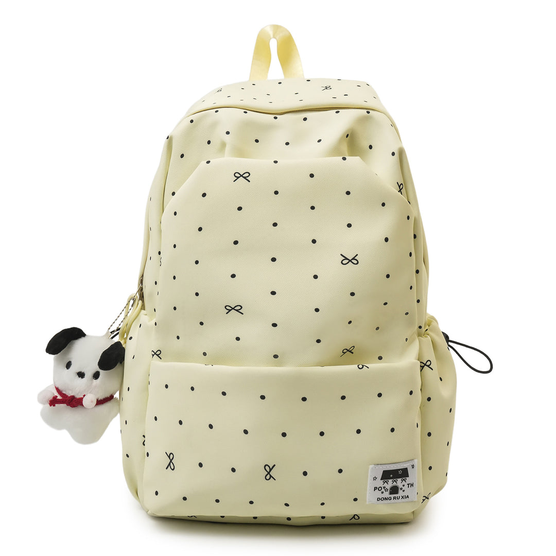 Damen Rucksack mit verspielt Polka Punkte Design und praktischen Fächern Nord Taschen