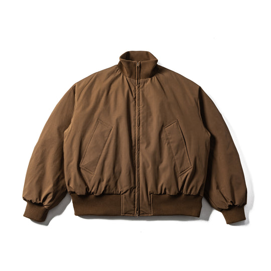 Herren Boxy wattierter Kurzblouson mit Rippenkragen und ergonomischen Eingrifftaschen Nord Taschen