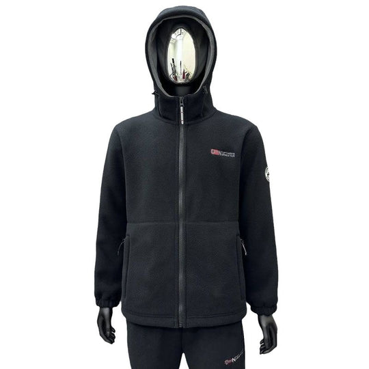 Herren Fleece-Kapuzenjacke mit windabweisender Oberfläche und Reißverschlusstaschen Nord Taschen