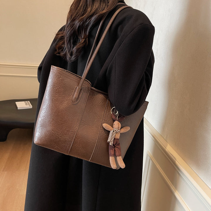 Damen stilvolle Tote-Tasche mit charmantem Schlüsselanhänger Nord Taschen