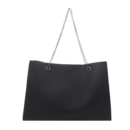 Damen elegante Tote-Bag mit praktischem Innenfach und stilvollem Kettenriemen Nord Taschen