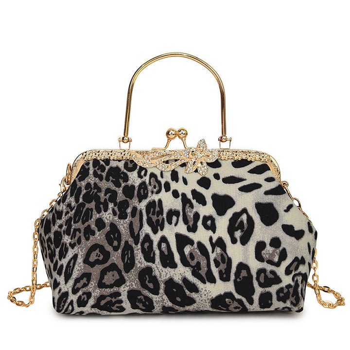 Damen glamouröse Handtasche im Leopardenmuster Nord Taschen
