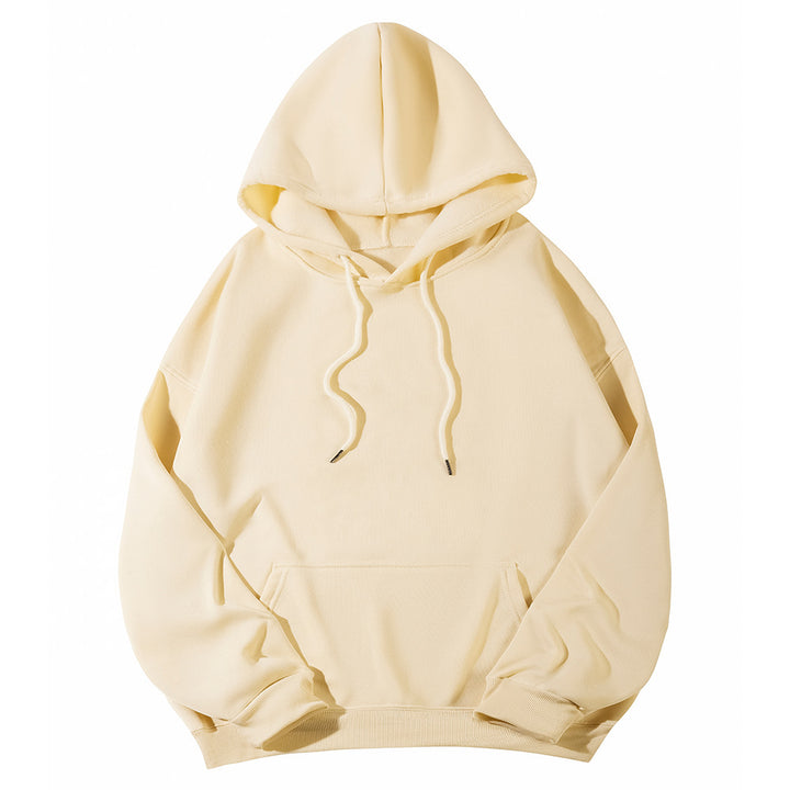 Unisex nan Oversize-Fleece-Hoodie mit tiefer Schulter, Kängurutasche und breitem Rippbund Nord Taschen