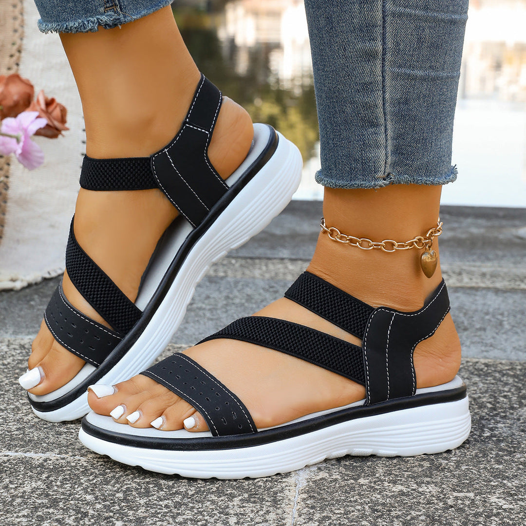 Damen Bequeme Lauf-Sandalen mit atmungsaktiver Mesh-Oberfläche und ergonomischem Fußbett