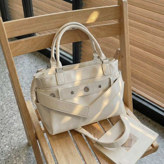 Damen Schultertasche mit elegantem Detail und verstellbarem Riemen Nord Taschen
