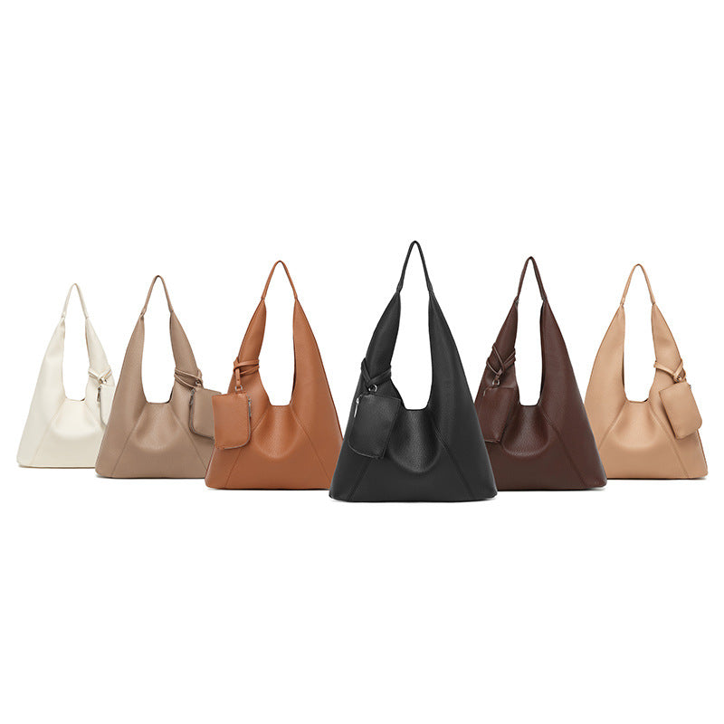 Damen Hobo-Tasche aus hochwertigem Kunstleder mit praktischen Außentaschen Nord Taschen