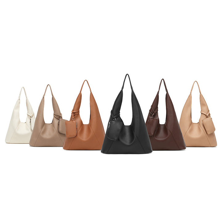 Damen Hobo-Tasche aus hochwertigem Kunstleder mit praktischen Außentaschen Nord Taschen