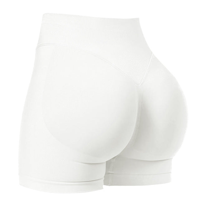 Damen Sport-Bikini-Oberteil mit hoch geschnittenen Shorts und nahtlosem Design