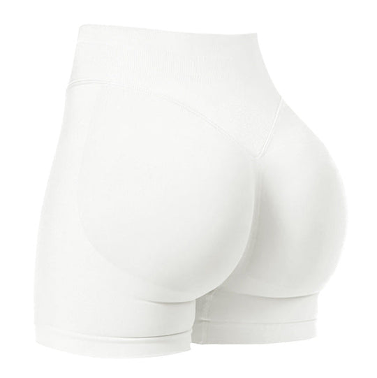 Damen Sport-Bikini-Oberteil mit hoch geschnittenen Shorts und nahtlosem Design