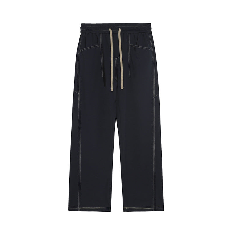 Damen Weite Palazzo‑Hose mit hohem Elastbund & Kordelzug Nord Taschen