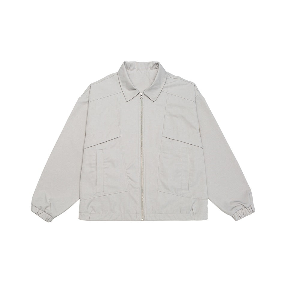 Unisex Kurzblouson im Boxy‑Cut mit durchgehendem Reißverschluss und Pattentaschen Nord Taschen