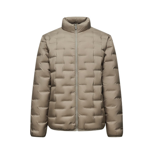 Herren Ultraleichte gesteppte Isolationsjacke mit Stehkragen und minimalistischem Design Nord Taschen