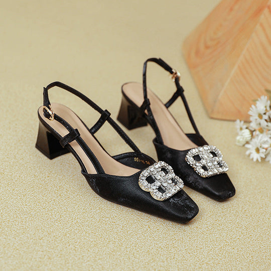 Damen Slingback-Pumps mit funkelndem Schmuck Nord Taschen