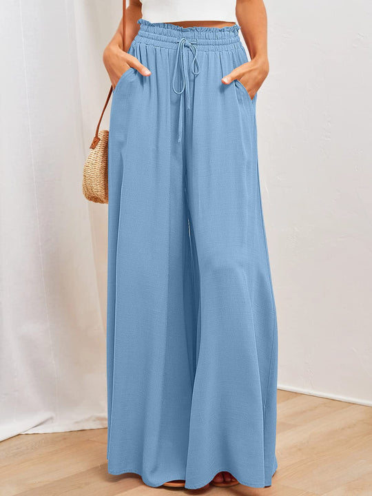 Maxi-Rock im Boho-Stil für Damen mit Kordelzugbund