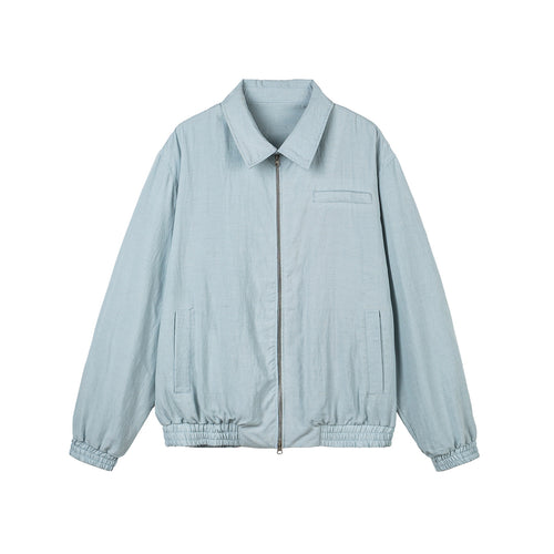 Damen Leichte Boxy‑Übergangsjacke mit durchgehendem Reißverschluss, elastischem Bund und Brust‑Welttasche Nord Taschen