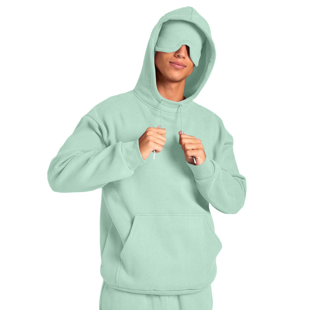 Herren Kapuzenpullover mit Kängurutasche und regulierbarem Tunnelzug Nord Taschen