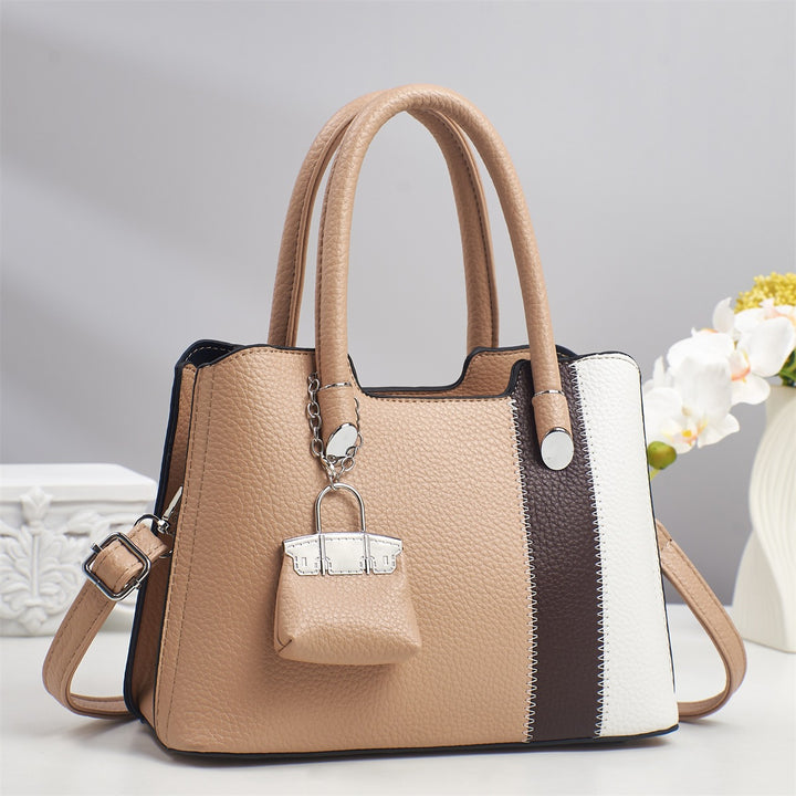 Damen hochwertige Umhängetasche mit elegantem Patchwork-Design Nord Taschen