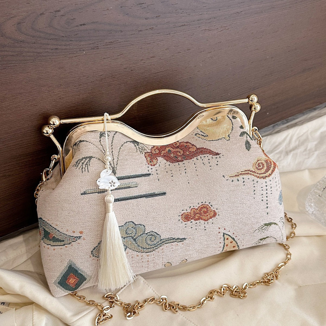 Damen elegante Umhängetasche im nostalgischen Design Nord Taschen