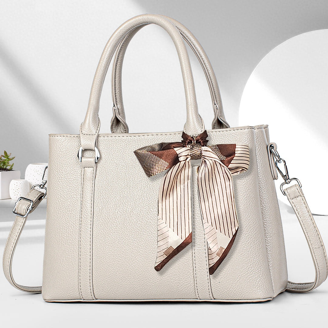 Damen modische Handtasche mit dekorativem Schleifenakzent Nord Taschen