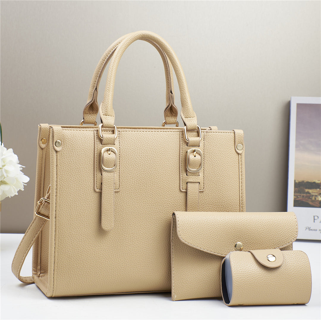Damen elegante Handtasche mit abnehmbarer Mini-Clutch Nord Taschen
