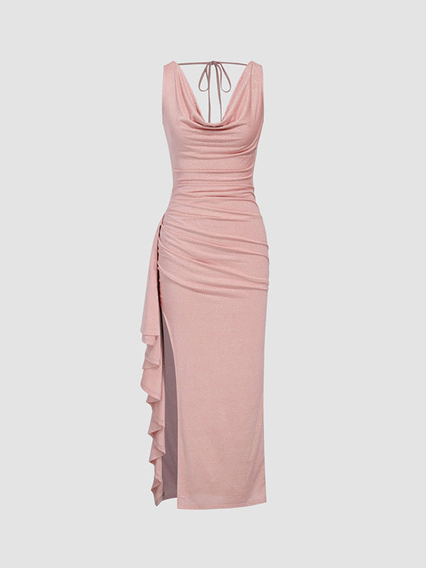 Damen figurbetontes Maxikleid mit elegantem Schnitt und aufregenden Details Nord Taschen